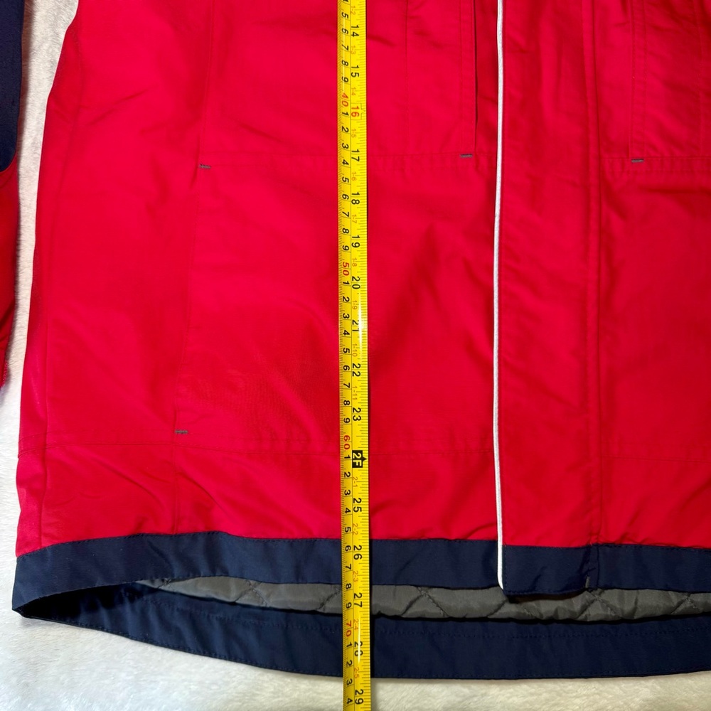 Lands’ End Youth 14–16 Winter Jacket‎ Red & Navy Colorblock - Picture 4 of 7